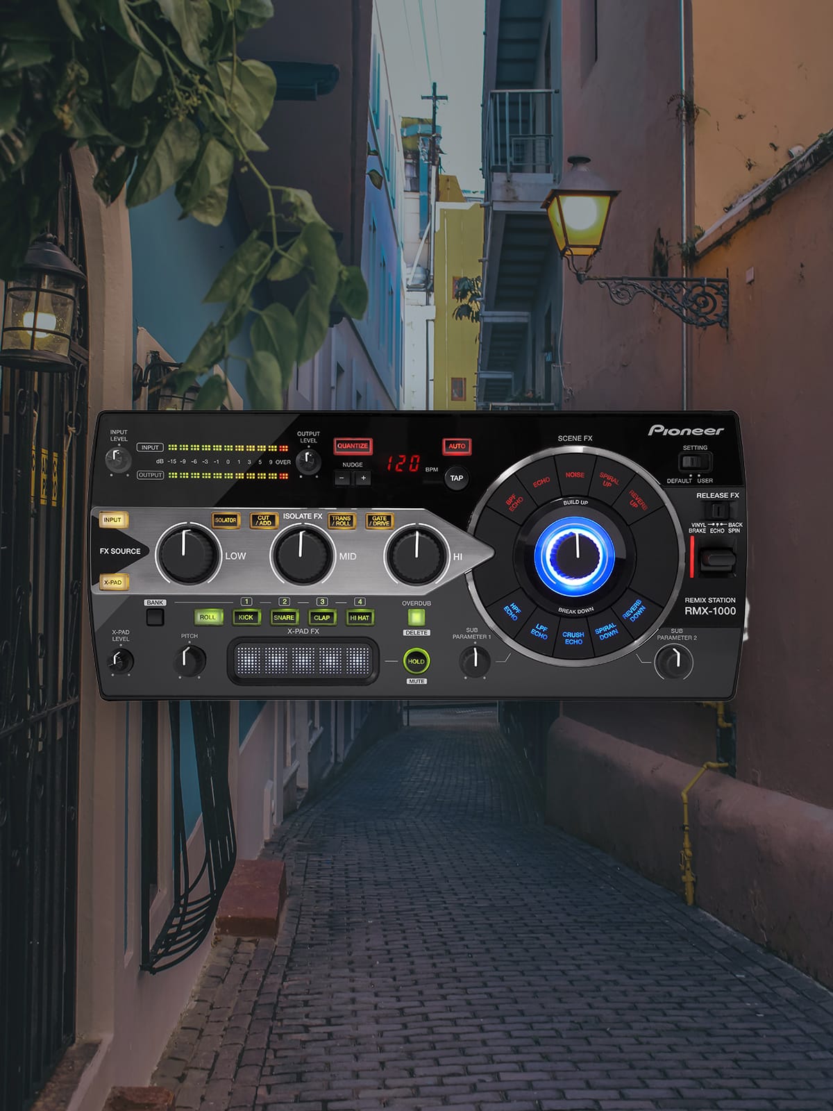 Pioneer RMX-1000 3/4 view